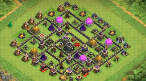 部落冲突9本冠军杯原创阵型截图