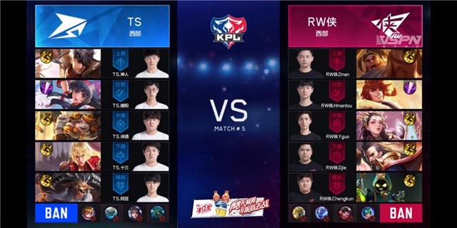 春季赛快讯：RW侠武侠风ID助阵，零封TS拿下赛季首胜截图