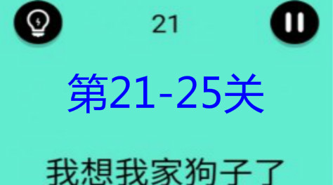 《还有这种骚操作》第21-25关通关教程截图