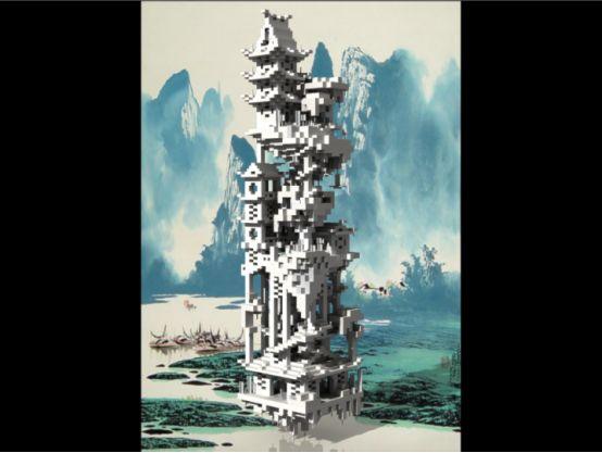 介绍《我的世界》国风“摩天大楼” 看完之后表示现代大楼弱爆了截图