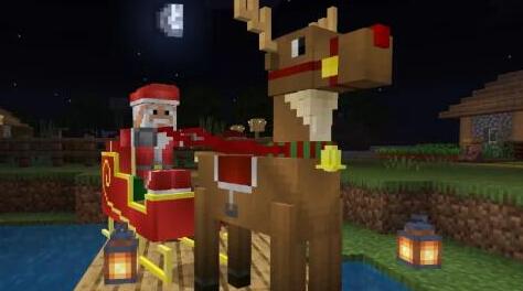 《我的世界》圣诞趣味组件：大家最头疼的生物竟变成圣诞老人！截图
