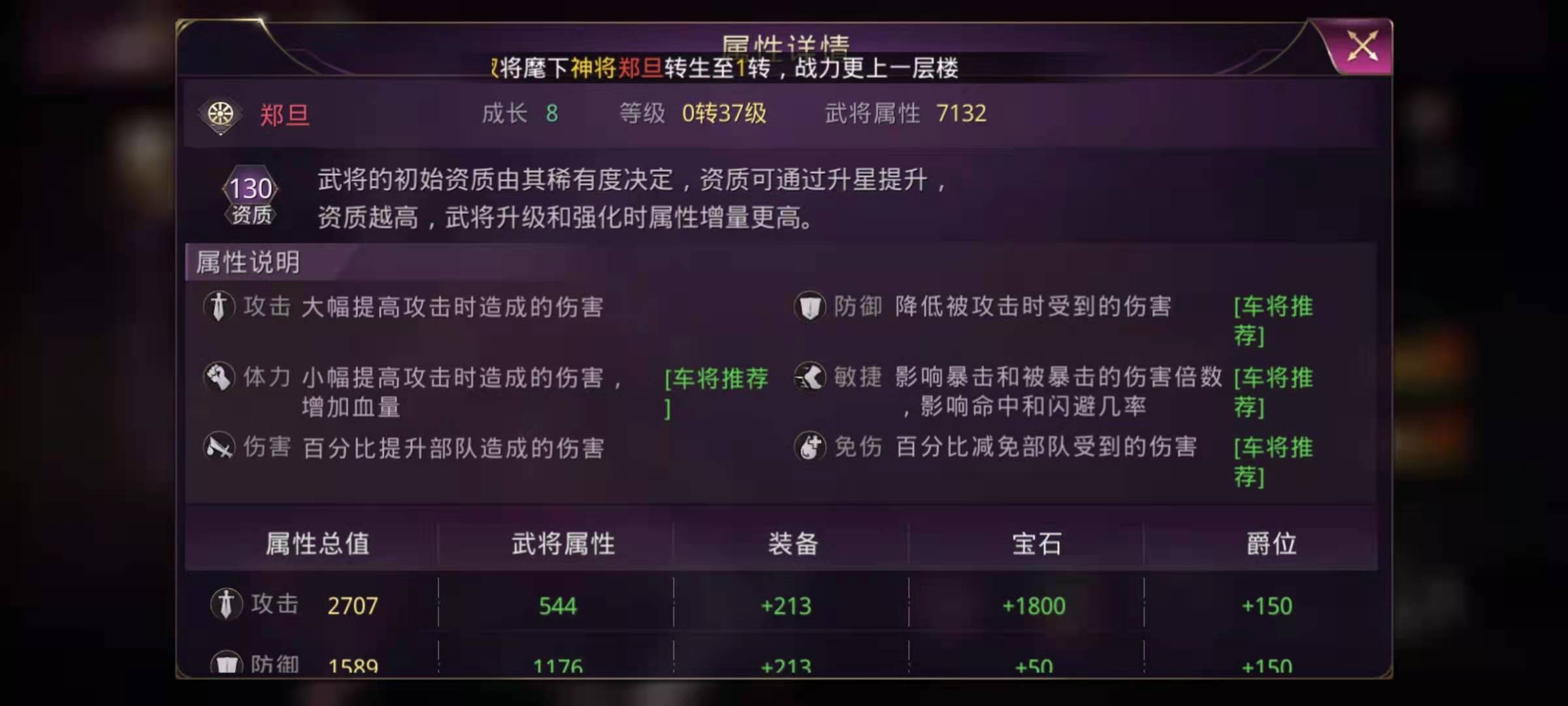 战国梦游戏手机版敏捷属性作用 敏捷属性详解截图