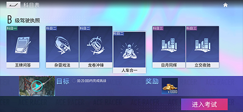 王牌竞速b级驾照人车合一怎么考 人车合一要点概括截图