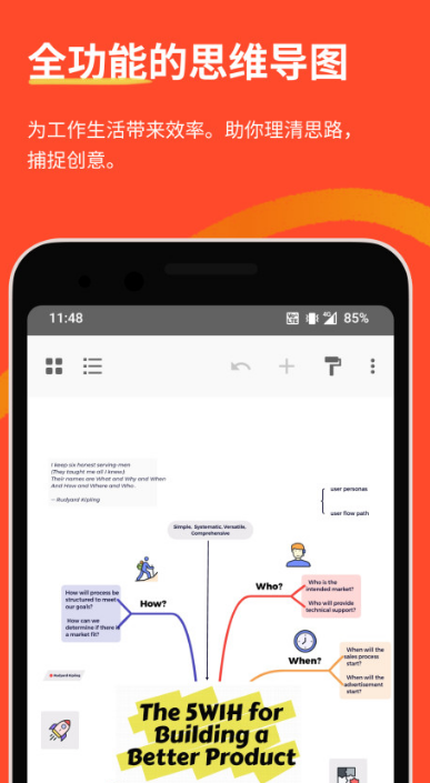 思维导图的软件不用钱的有没有 思维导图app推荐截图