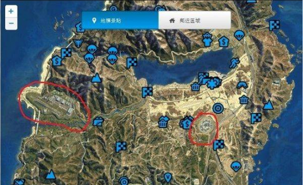 gta5军事基地在哪 侠盗猎车手5军事基地位置指引截图