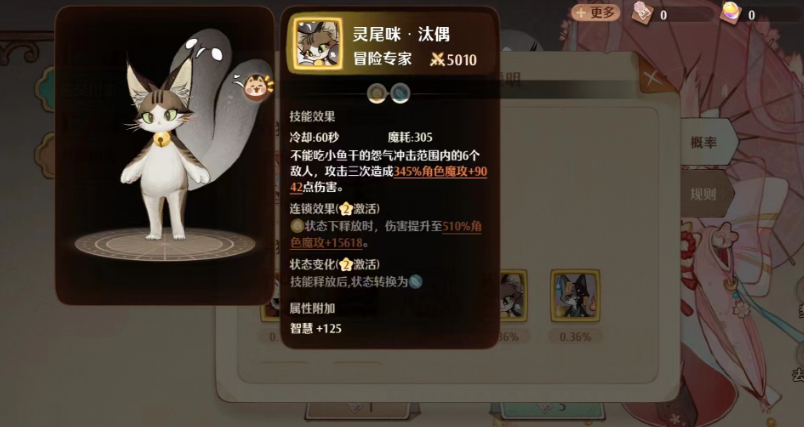 森之国度灵尾咪怎么样 森之国度汰偶技能属性详解截图