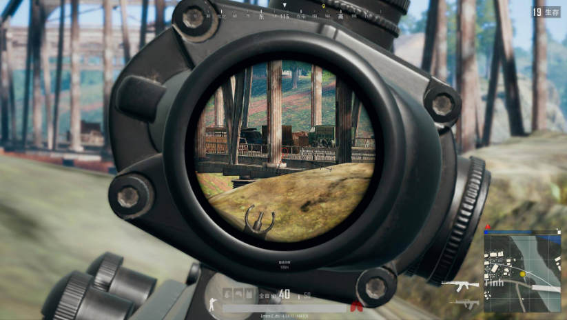 PUBG高倍镜测距怎么看 绝地求生高倍镜测距方法简介截图