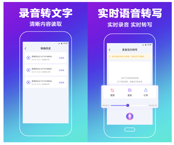听语音转换成文字的软件有哪几款 听写转写软件推荐截图