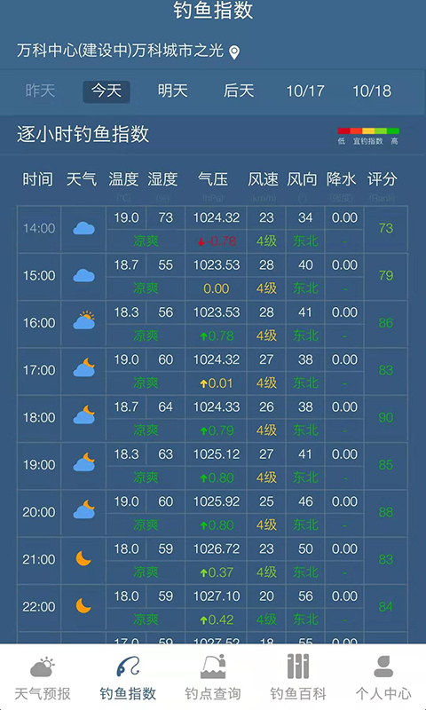 钓鱼专用天气软件分享 能够查看的天气软件有哪几款截图