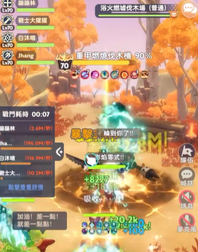 出发吧麦芬浴火燃墟伐木场怎么打 出发吧麦芬浴火燃墟伐木副本流程教程推荐截图