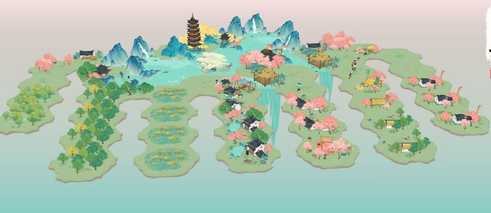 淡墨水云乡瀑布效果怎么做 淡墨水云乡瀑布建造方法截图
