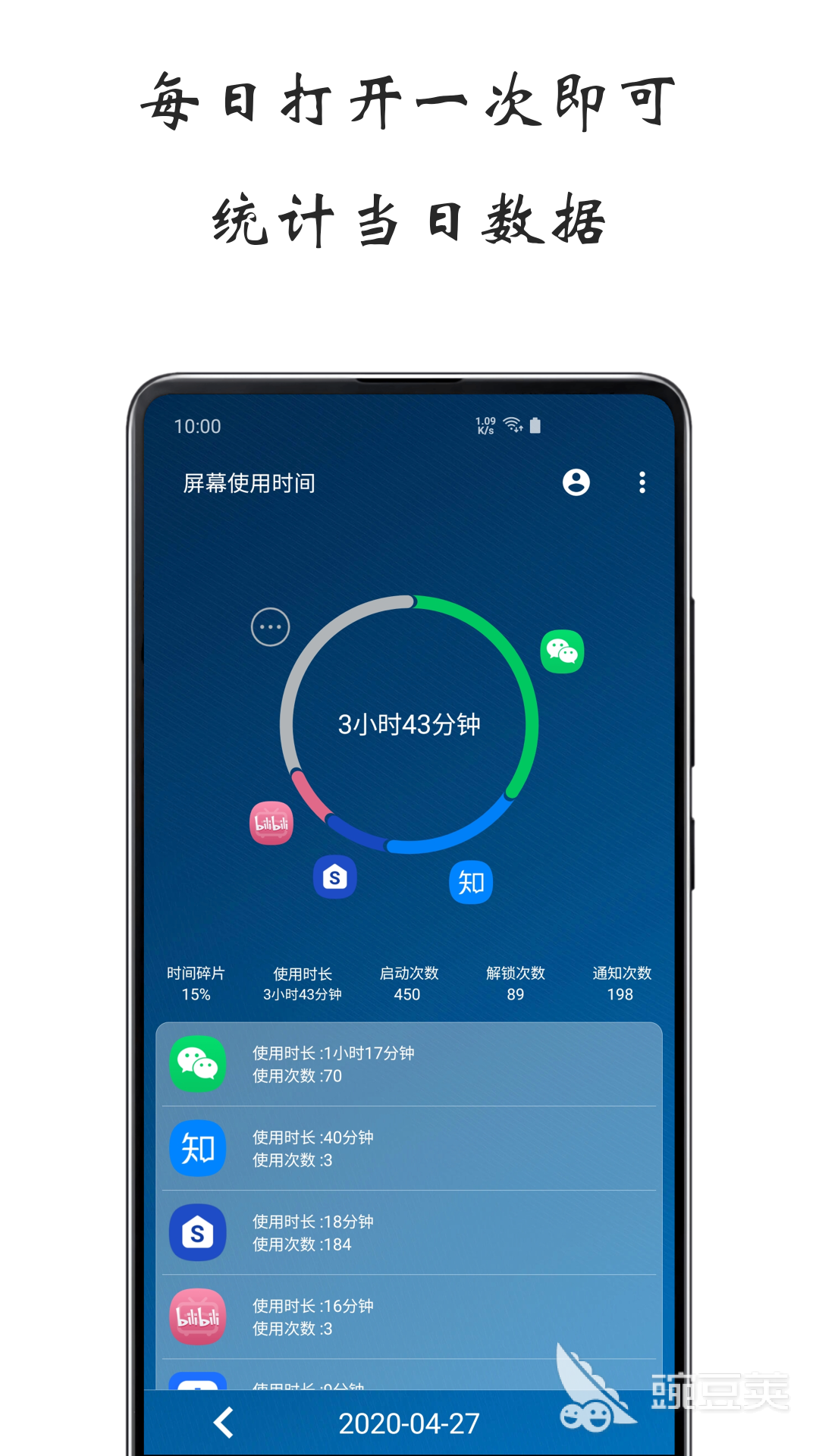 屏幕使用时间App分享 哪个软件能精准记录手机使用时长