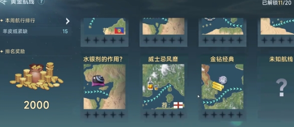 大航海时代传说黄金国航线怎么玩 大航海时代传说黄金国航线航线玩法