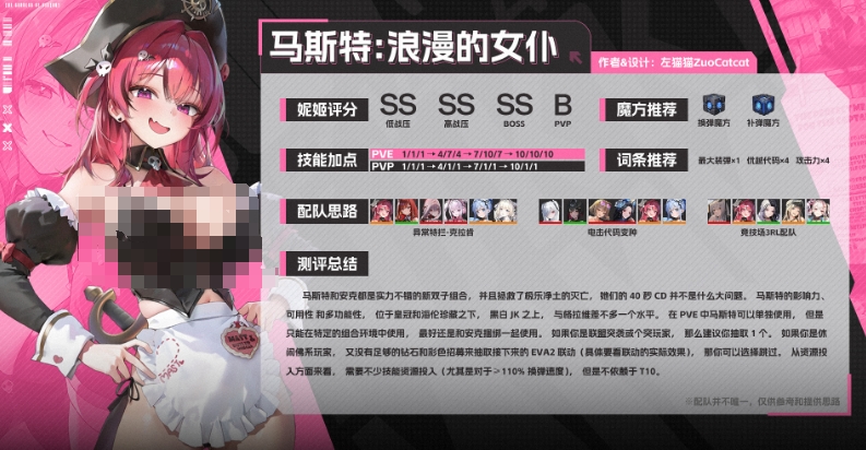 胜利女神新的希望马斯特怎么玩 胜利女神新的希望马斯特强度解析