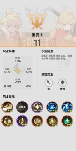 杖剑传说骑士职业盘点 杖剑传说骑士职业怎么玩