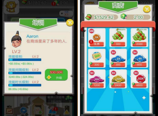 买进卖出的模拟经营游戏有什么
