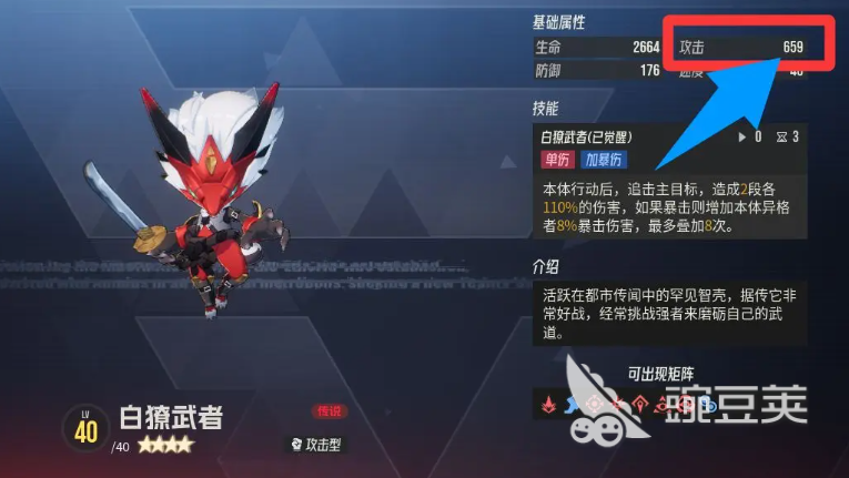伊瑟白獠武者强度解析 伊瑟游戏手机版白獠武者技能效果与实战表现指引截图