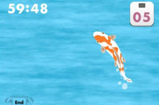 小猫玩的平板抓鱼游戏叫什么