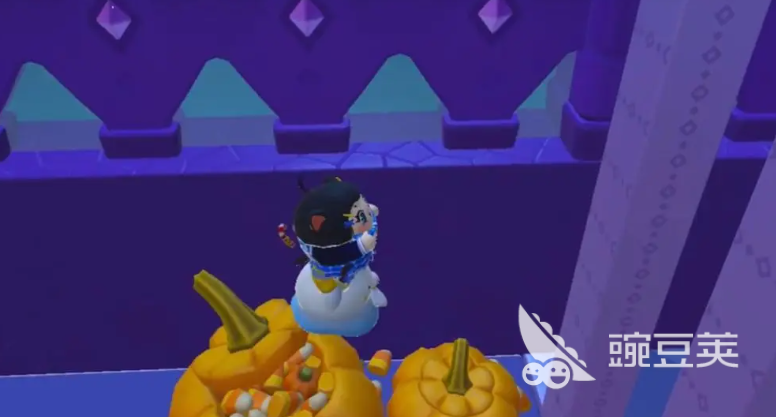 蛋仔派对南瓜入侵飞跃古堡隐藏点位全教程