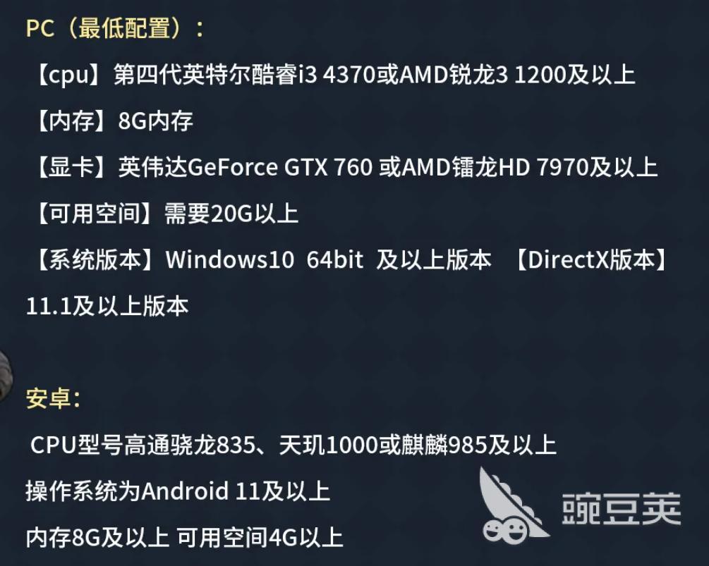荒原曙光配置要求全解析 荒原曙光最低与分享配置详解截图