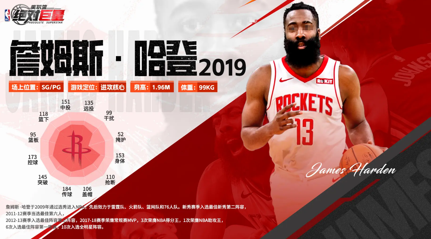 美职篮绝对巨星哈登怎么样 美职篮绝对巨星哈登盘点截图