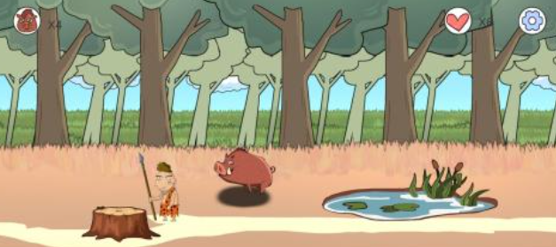 一个2d游戏野人闯关叫什么