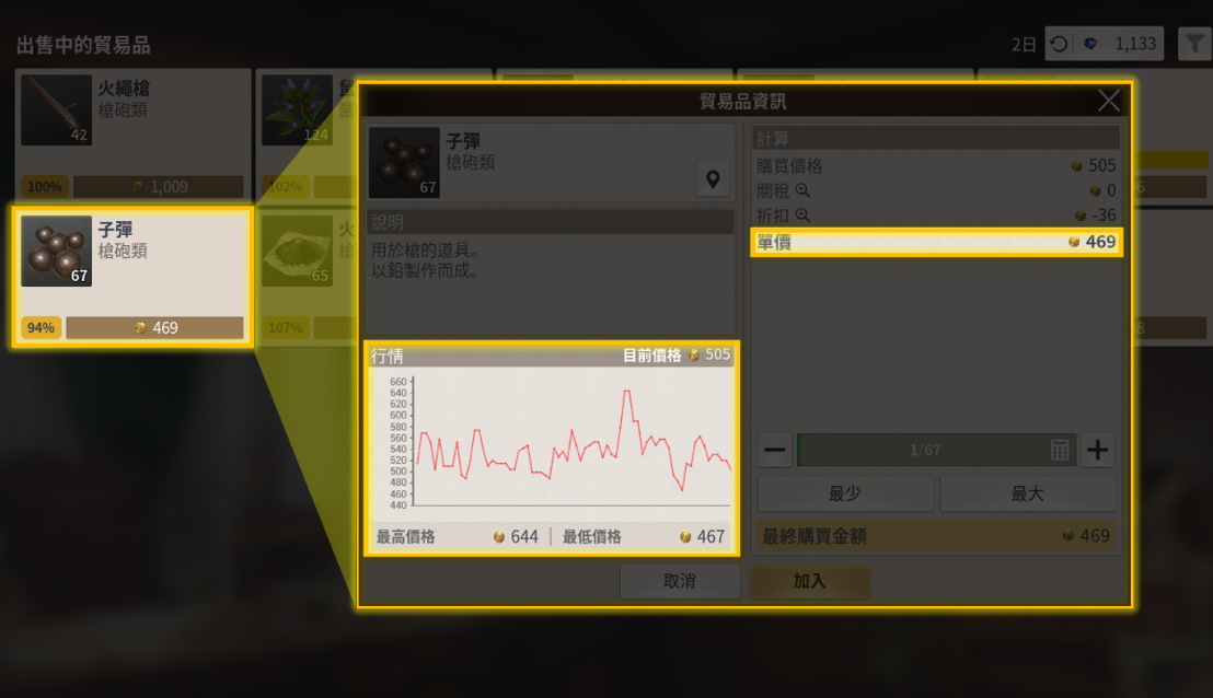 大航海时代起源交易任务5如何完成 大航海时代起源交易任务5教程推荐截图
