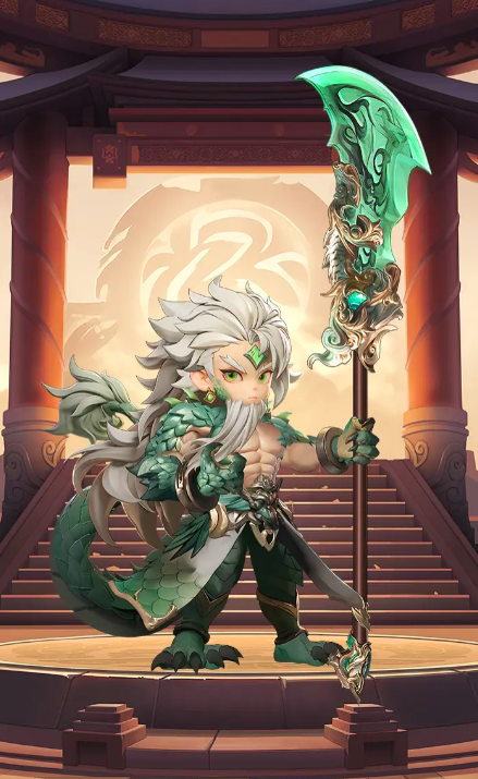 巨神军师关羽搭配什么鱼 巨神军师关羽配队教程截图