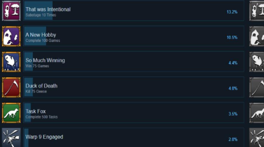 鹅鸭杀游戏手机版成就获取指南 鹅鸭杀手游成就怎么获取