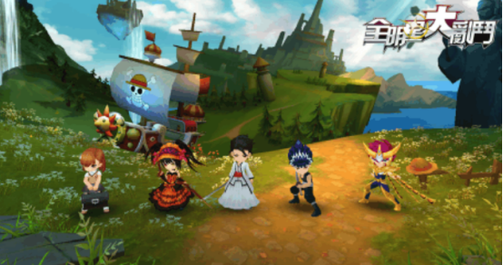 好多动漫人物在一个游戏里的是什么