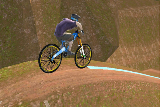 一款很老的骑自行车闯关游戏是什么