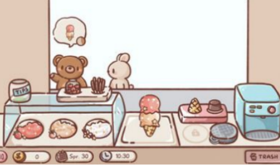 有趣的冰激凌餐车游戏有没有