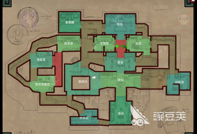 鹅鸭杀丛林神殿地图通道详解 鹅鸭杀丛林神殿全任务流程与通关技巧截图