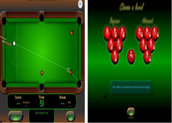 斯诺克游戏手机版的有哪些