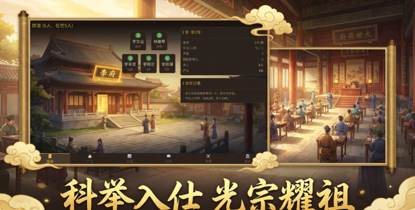 百年世家游戏手机版好玩吗 百年世家手游核心玩法与真实体验评测截图