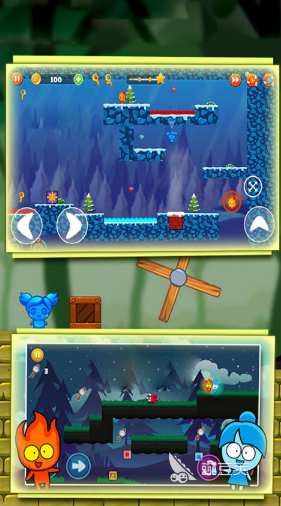 冰火人榜单5before_1 2026人气高、经典性强的冰火人两个人合作闯关游戏分享截图