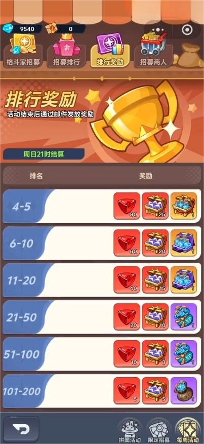 最强斗王排行奖励在哪 最强斗王排行奖励位置推荐截图