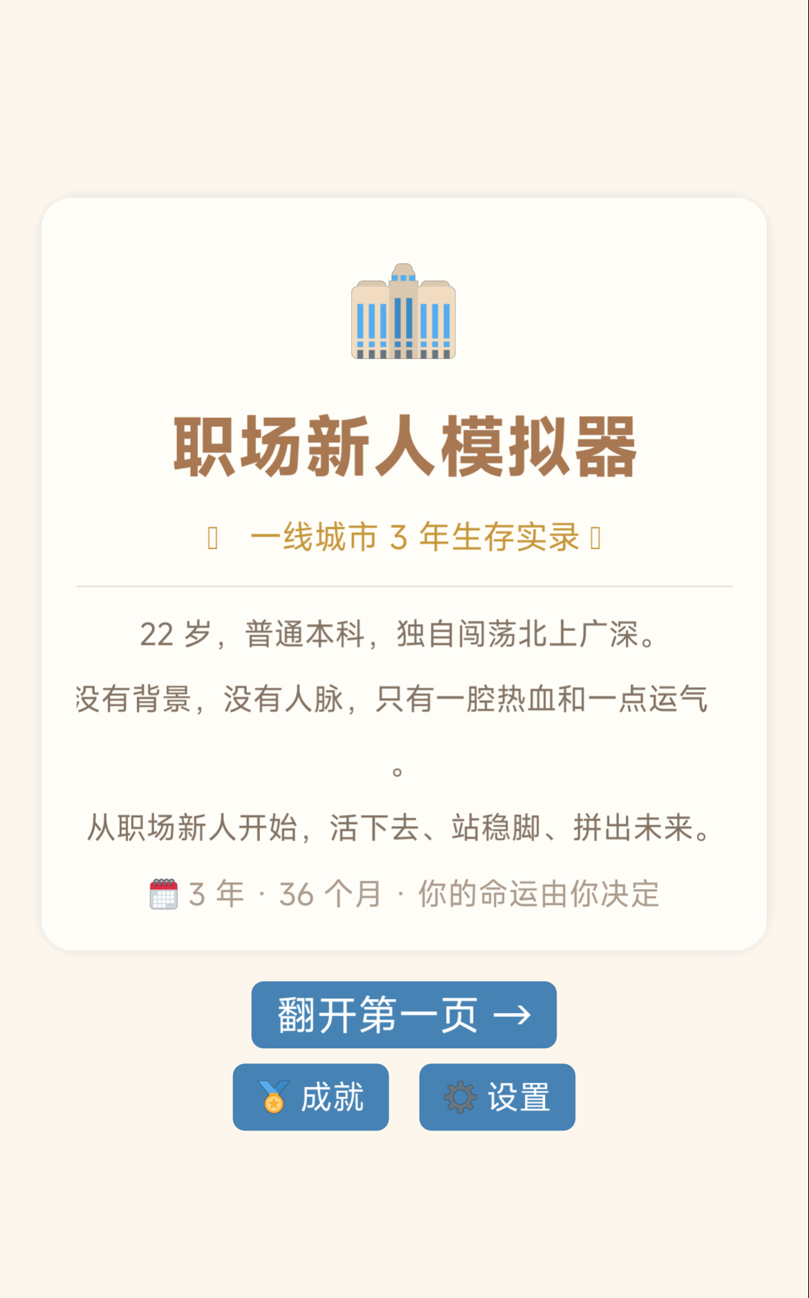 职场新人模拟器下载安装链接在哪 职场新人模拟器手游安卓下载地址推荐截图