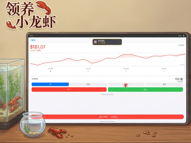 领养小龙虾游戏手机版版 领养小龙虾玩法模式与趣味体验详解截图