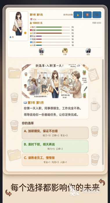 职场新人模拟器公测时间揭晓 职场新人模拟器最新测试开放日期推荐截图