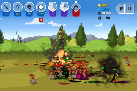 经典的火柴人游戏格斗