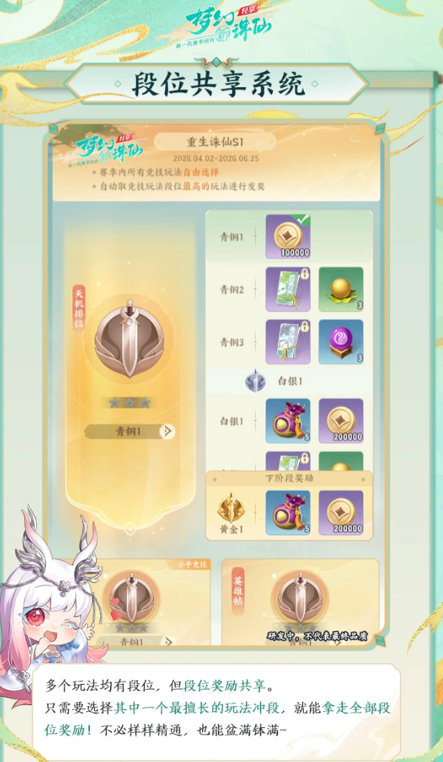 梦幻新诛仙轻享段位共享机制盘点 梦幻新诛仙玩法内容深度剖析