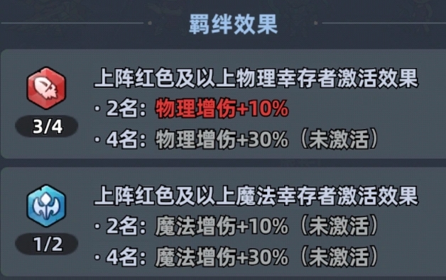 生存33天羁绊怎么凑 生存33天羁绊玩法
