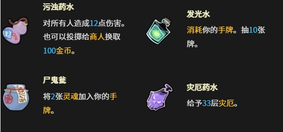 杀戮尖塔2药水有哪几款 杀戮尖塔2药水大介绍截图