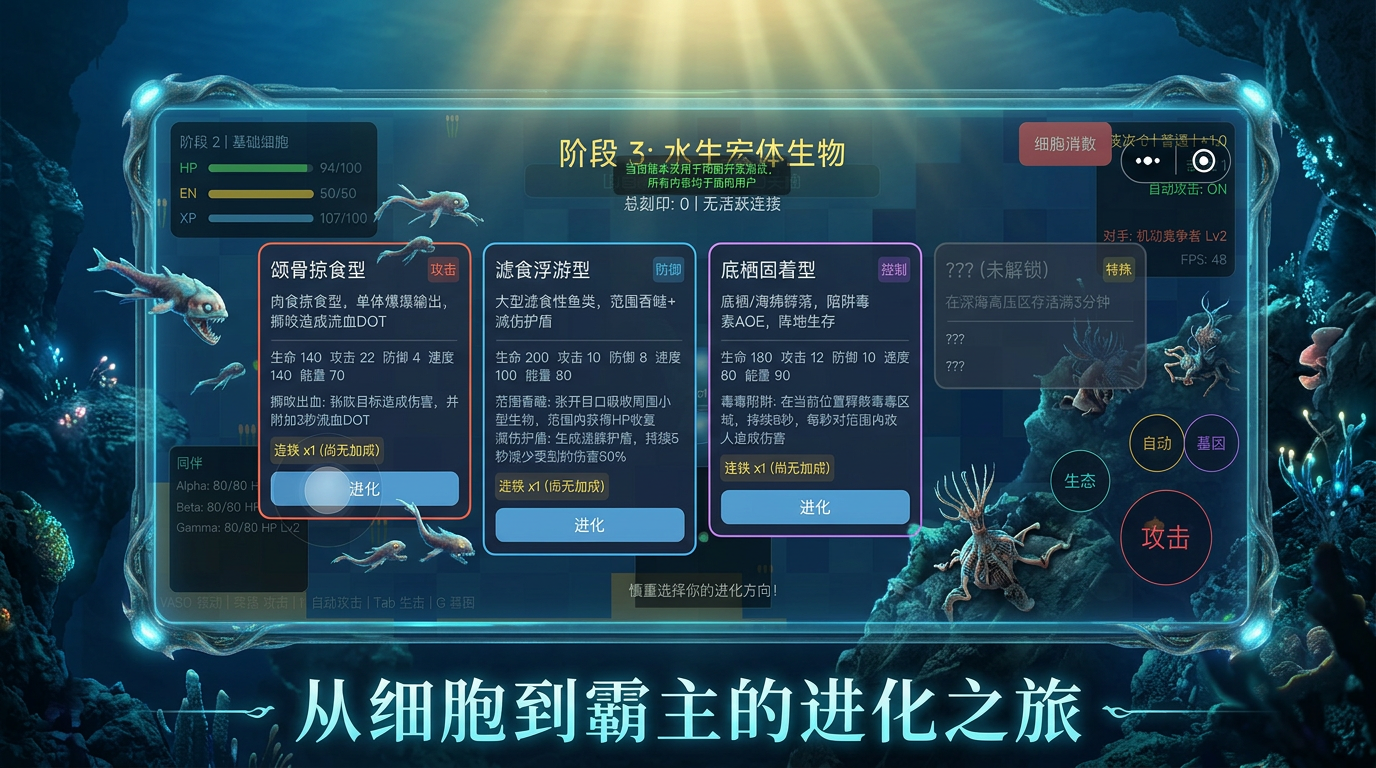 生物进化2游戏手机版上线时间是什么时候 生物进化2游戏内容特点盘点截图