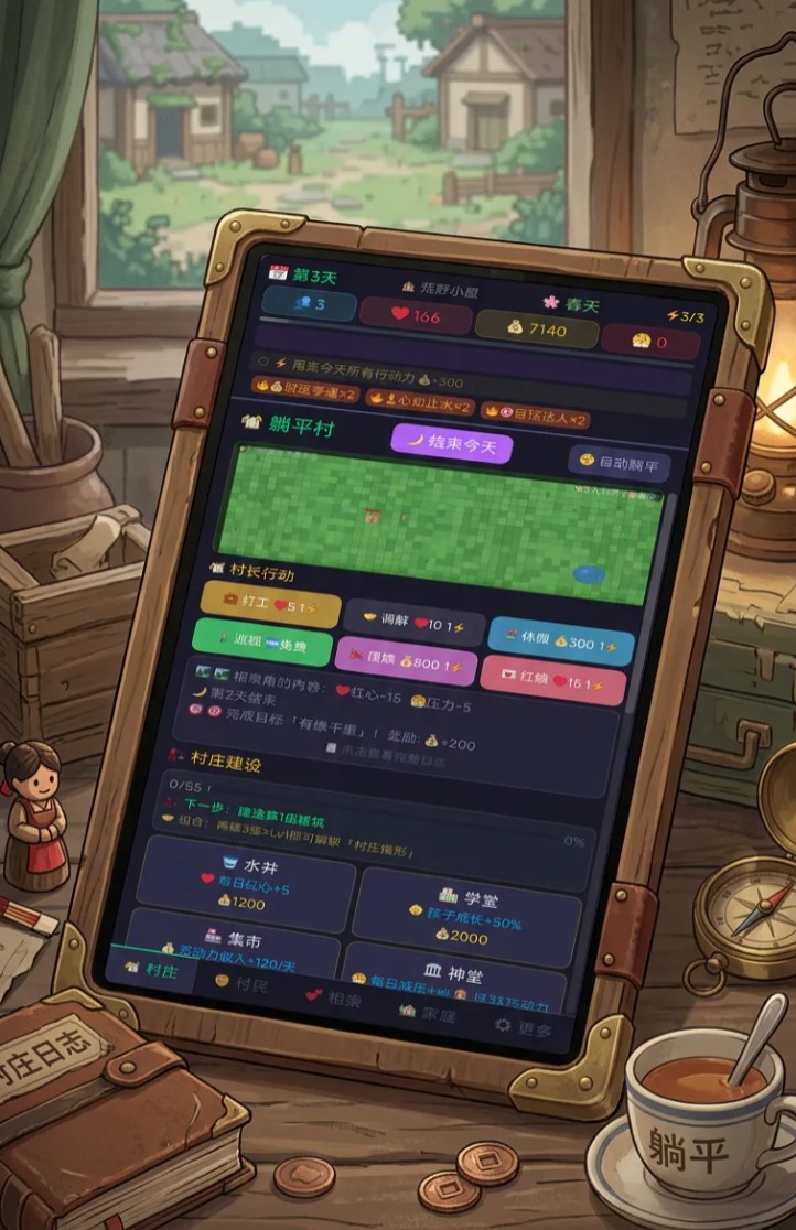 躺平村物语上线时间 躺平村物语正式开服日期公布截图