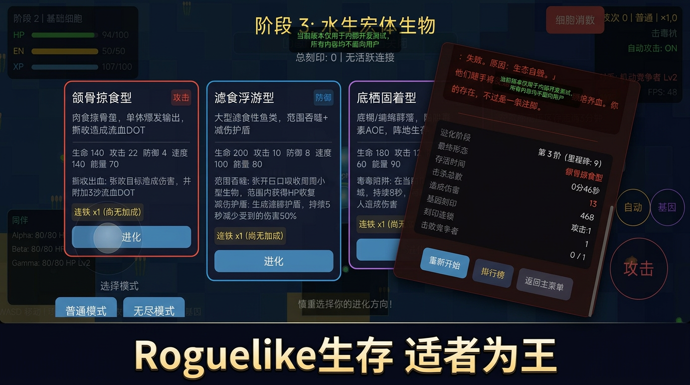 生物进化2游戏手机版好玩吗 生物进化2手游核心玩法与特色系统详解截图