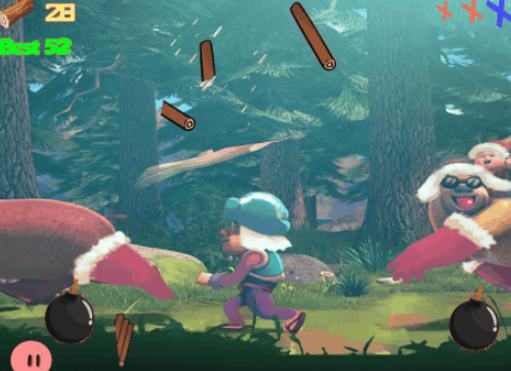 有没有光头强砍树游戏