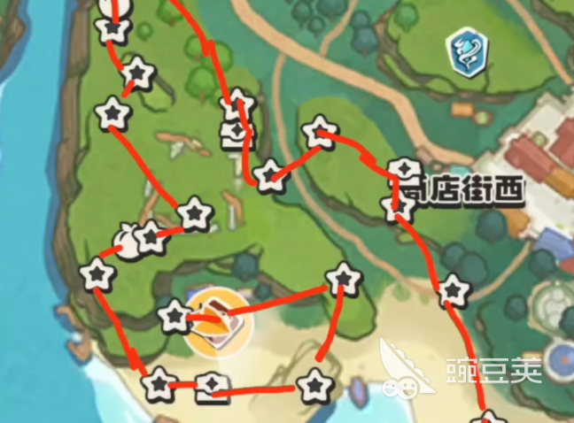 洛克王国世界商店街西位置指南 洛克王国世界商店街西详细地图与入口说明截图