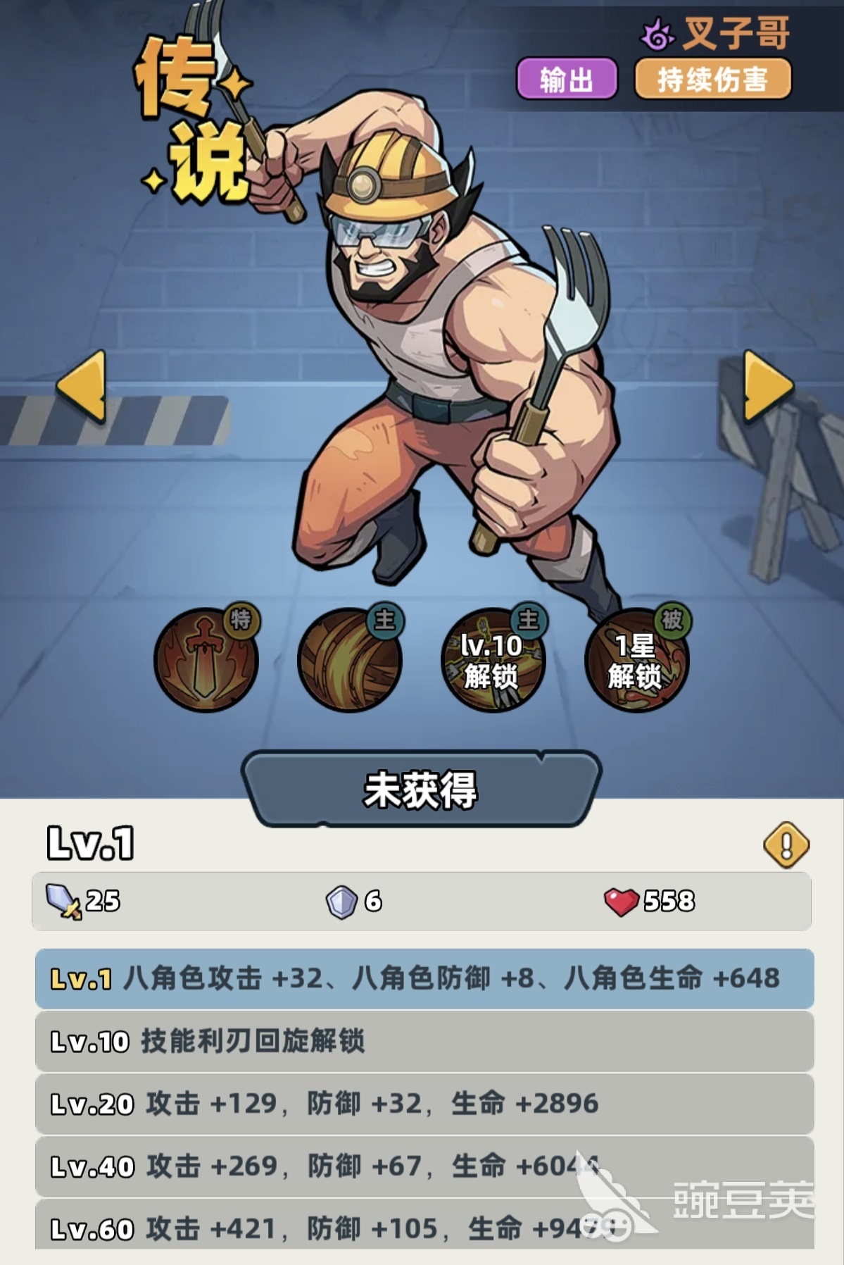 生存33天叉子哥实战强度分析 生存33天叉子哥33天通关策略与角色强度评测截图